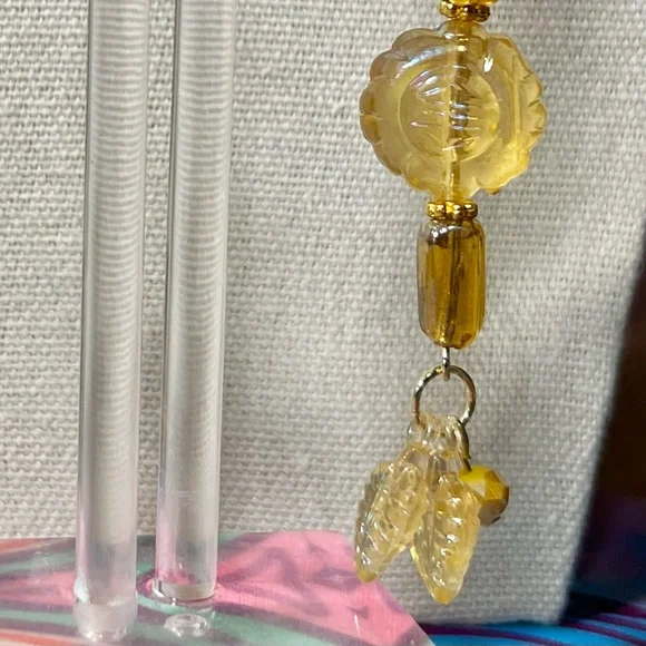 “Golden Autumn” Artisan Earrings - Picture 2 of 2